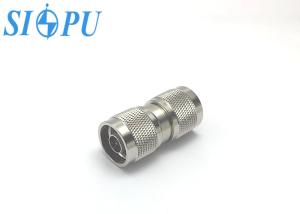 China N Male to N Male RF Coaxial Adapter – Brass Body factory
