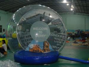 China OEM Inflatable Snow Globe with Tunnel for Promotion factory