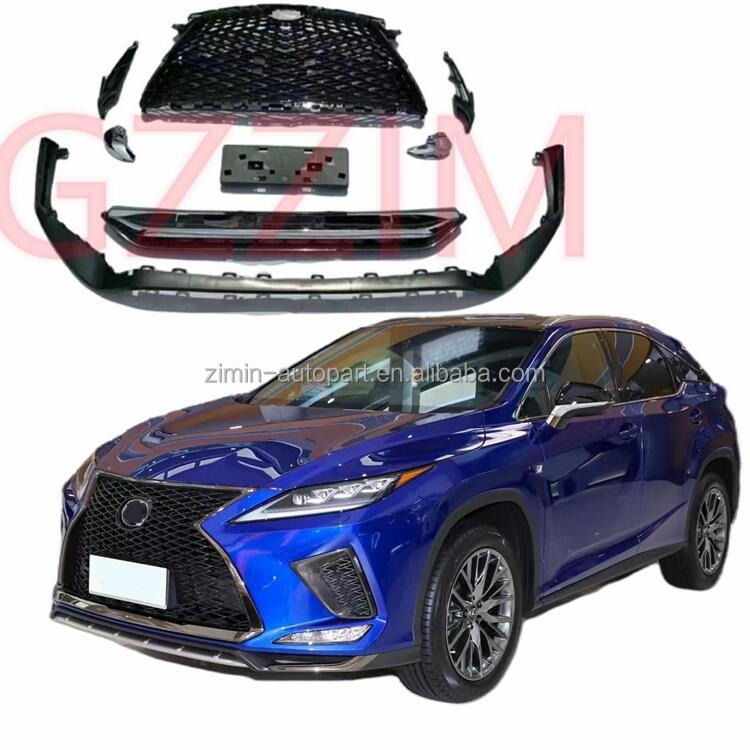 Lexus LX RX 2019-2021 F-Sport Front Spoiler Grille Set Kit