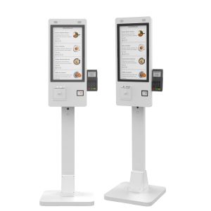China 32 inch Android Retail Restaurant Hospital Self Service Pos Bank Card Touch Screen Payment Terminal Printer Kiosks Machine on sale