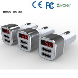China promotional 3 port usb car charger supplier factory