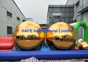 China Single Color Printing Inflatable Mirror Balloon 2.5m Sphere Tube With Branding Logo factory