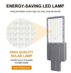 China Aluminum Design Separated Motion Sensor DC 100W 200W 300W 400W IP66 Solar Powered Outdoor Street Lamp Led Street Light factory