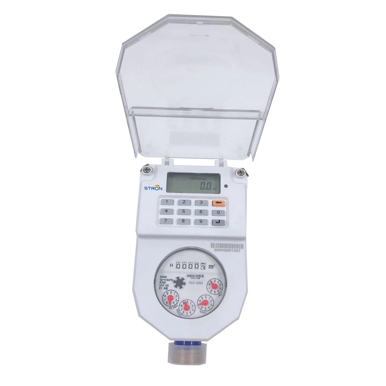 China Multi-jet Prepaid Water Meter with Velocity Of Flow 7.8 Online Vending System and Multi-jet Technology factory