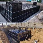 GSC BDF Underground Water Reservoir Tank Large Rectangular Sectional Steel Water