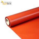 Impregnated Silicone Rubber Coated Fiberglass Cloth/fabric For Expansion Joint