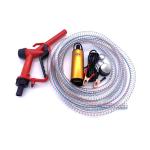 12v 24v Electric Fuel Water Oil Transfer Pump With Tube And Gun