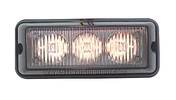 (VS-738) LED Grill light, 3pcs X 1W LEDs, 12VDC, Waterproof, 18 flash patterns