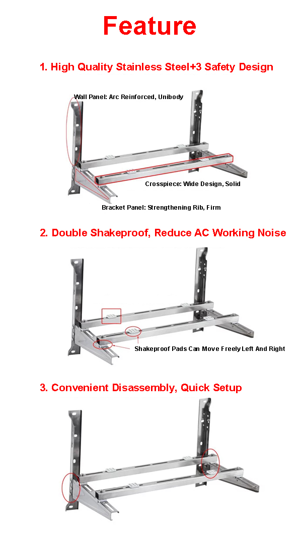 AC air conditioner bracket holder support rack stand wall mounting -wy04
