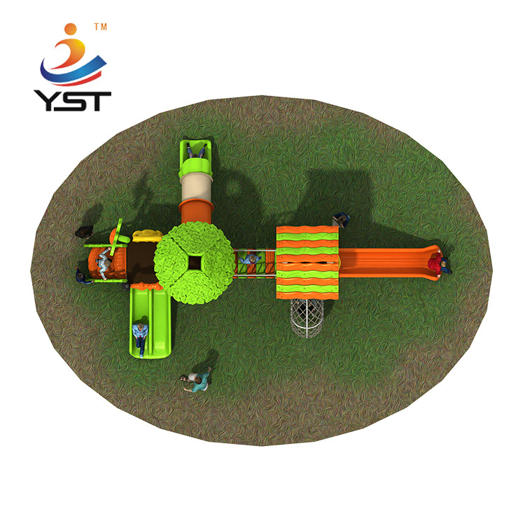 910cm Colorful Combined Backyard Kids Playground Slide