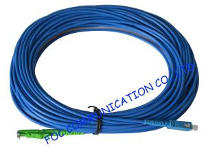 China Armored Fiber Optic Patch Cord SM SC/UPC E2000/APC LSZH Jacket Anti - Rodent on sale