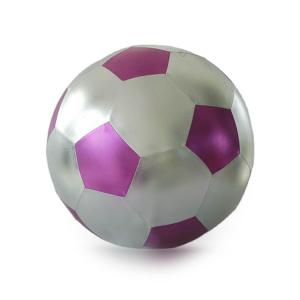 China OEM ODM Accepted 2021 Inflatable Beach Ball Kids Toys Pvc Ball With Metallic Cover factory