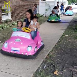 China Hansel electric kids ride on toy car for kids amusement game with coin bumper car factory