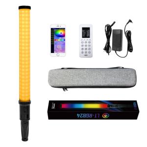 China DMX RGB 360 Colors Photography Video Tube Light Stick Rechargeable Built - In Battery 2ft factory