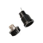 H3-26 Panel Mount Fuse Block Black 10 Amp Fuse Holder for 5x20mm fuses