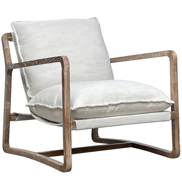 Living Room Furniture Best Wooden Chair with Upholstered Seat and Solid Wood