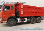 Dongfeng 6x4 20T 30T Garbage Trucks , 3 - Axles Garbage Container Truck