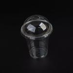 100% Biodegradable PLA Cups Eco Friendly Clear Milk Tea Jelly Cups With Lids