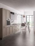 Tailored PET Retro Kitchen Cabinets Customized Kitchen System Stainless Steel