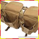 OEM high quality 36 inch double tactical rifle case with molle gear
