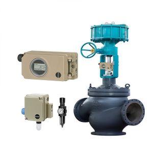 Samson 3730 Eectropneumatic Valve Positioner 3 Way Pneumatic Control Valve