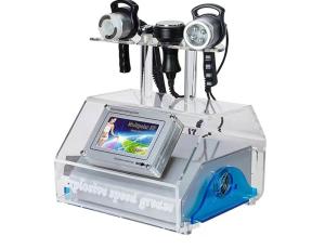 China 5 In 1 Vacuum Ultrasonic Cavitation Radio Frequency Machine Face Lift Lipo Laser Device factory