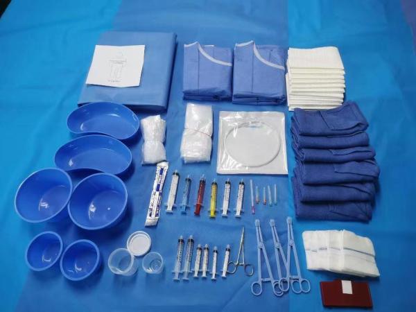Hospitals And Clinics Femoral Radial Angiography Drape Pack Sterilized By EO