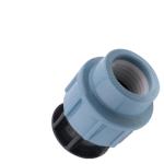 Quick Connector PP Plumbing Fittings Plastic End Cap Aaptor For Water Supply