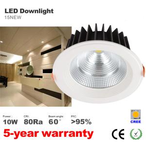 China 10W Dimming Recessed LED Downlight CREE COB LED Spotlight home lighting factory