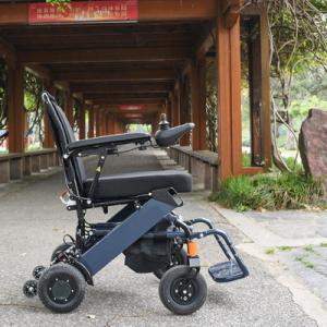 China Lithium Battery Foldable Electric Wheelchair Lightweight factory