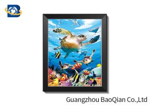 China 0.6mm PET + Pearl Film 3D Lenticular Pictures With PVC Frame factory