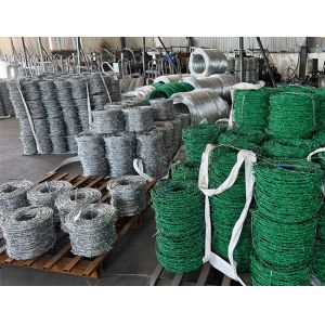Electro-Galvanized Security Barbed Wire For Isolating And Protecting