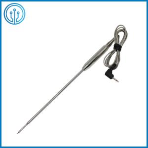 China 98.63K 1% 100K Ohm BBQ Temperature Sensor Grill Ambient Temperature Probe 350C on sale