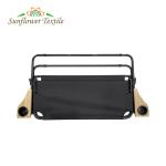 100x40.5x74cm Black Steel Custom Color Folding Double Heated Seat Camping Chair