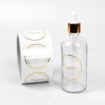 Custom Transparent Adhesive Label Sticker Skincare Essential Oil Bottle Sticker