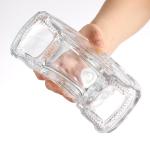 Custom Logo Embossed Clear Glass Bottle 500ml 700ml 750ml for Rum Tequila Gin