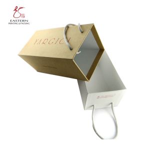 China costom Printed high-end Cardboard Drawer Shoe Box With Handle factory