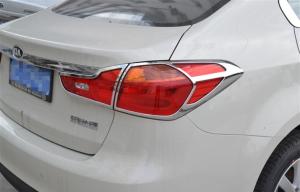 China 2013 2015 Kia K3 Headlight Covers Plastic ABS Tail Lamp Cover Garnish factory