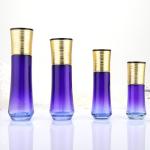 Luxury 120ml 50g Cosmetic Glass Bottles Hot Stamping With Screw Cap