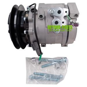 China Komatsu PC200-7 PC360-7 AC Parts 24V Air Condition Compressor 20Y-979-6121 factory