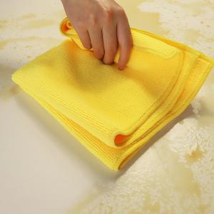 China 40x40cm Machine Washable Microfiber Dish Cloth For Home And Kitchen factory