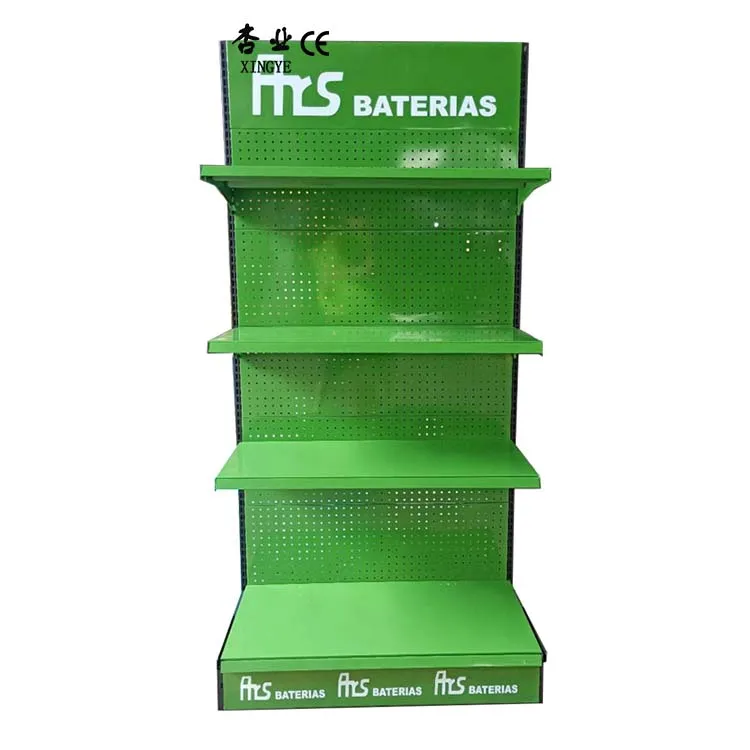 Factory Custom Size Color grocery store racks supermarket shelves black display rack gondola