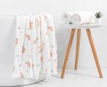 57 Inch Wide Printed Gauze Fabric 150gsm Good Water Absorption