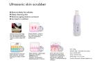 2in1 Anion Ultrasonic Scrubber Portable Skin Scrubber Cleaner Beauty Skin