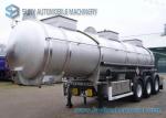 Lifting Axle 6 Tires Oil Tank Trailer Aluminum chemical trailers 22000 Liters