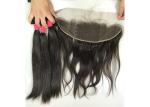 No Synthetic 100% Brazilian Virgin Hair Extensions 18 Inch Silky Straight With
