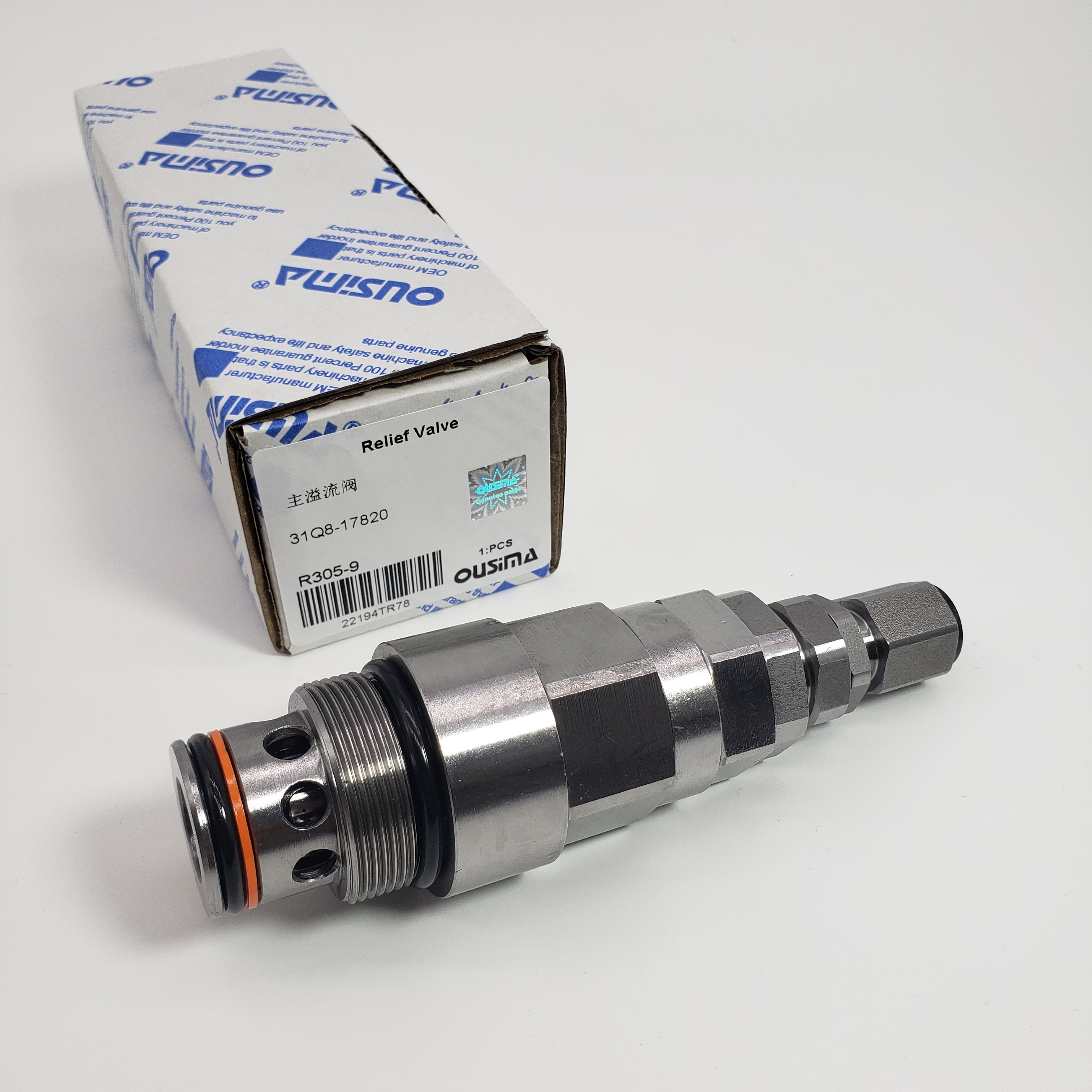 31Q8-17820 Main Relief Valve For Excavator Hyundai R305-9T R305-7