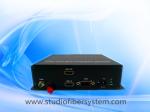 HDMI fiber converters tandem application in Subway , railway stations , public