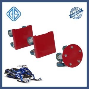 China Rotatable Boost Snowmobile Moving Wheels 1500 Pounds Square Dolly Casters factory