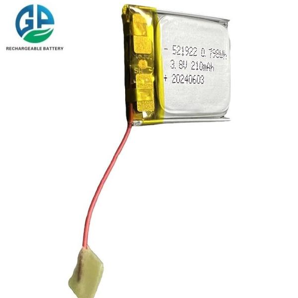 Li Polymer KC Rechargeable Lipo Battery 3.8v 210mAh 521922 Battery Rechargeable